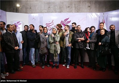 عوامل فیلم سینمایی بارکد در هفتمین شب جشنواره فیلم فجر - پردیس ملت
