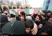 مراسم تشییع شهید مدافع حرم اعزامی از دلیجان برگزار شد