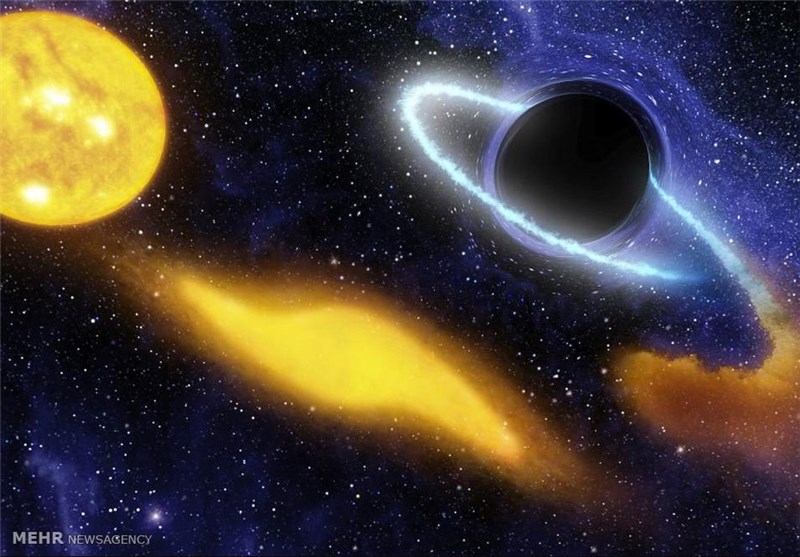 Star Explodes After Black Hole Devours It from Inside