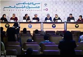 نشست خبری فیلم به دنیا آمدن - سی و چهارمین جشنواره فیلم فجر