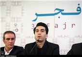 محمد معتمدی خواننده در نشست خبری فیلم سیانور - سی و چهارمین جشنواره فیلم فجر