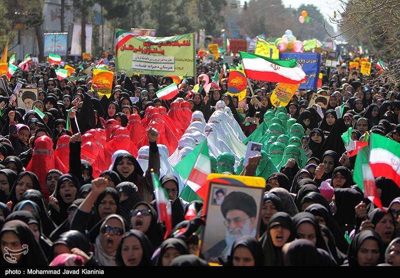 راهپیمایی 22 بهمن در کرمان