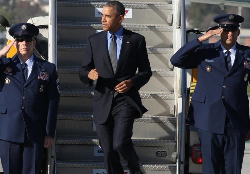 اوباما یصل الى الیابان لحضور قمة مجموعة السبع و زیارة هیروشیما