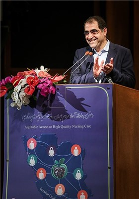 سخنرانی سیدحسن قاضی‌زاده هاشمی وزیر بهداشت در مراسم بزرگداشت روز پرستار