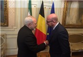 ظریف با نخست‌وزیر بلژیک دیدار کرد