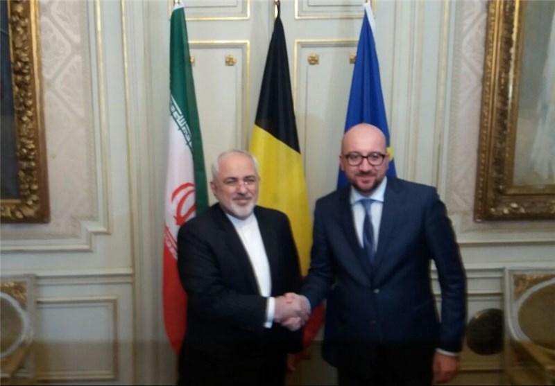 Iran’s FM, Belgian PM Meet in Brussels