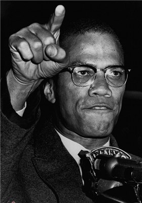 American Black Rights Activist Malcolm X