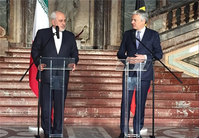 وزیر خارجه ایران با همتای بلژیکی دیدار کرد/ظریف: جنگ در یمن به اوج خود رسیده است