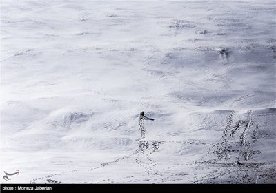 Iranian People Enjoying Winter in Snowy Mountains