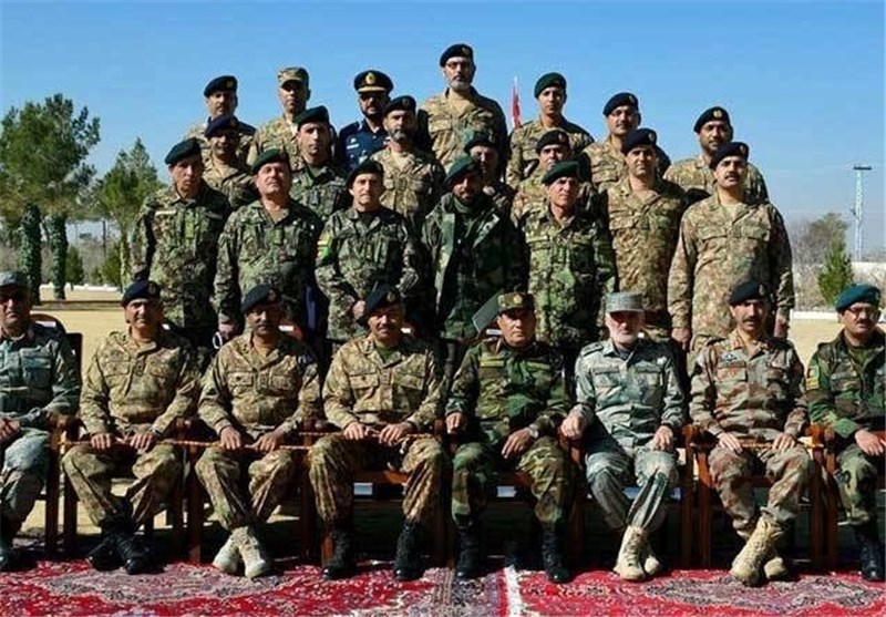 بهبود روابط نظامی محور دیدار هیئت نظامی افغانستان و فرماندهی جنوبی ارتش پاکستان + تصاویر
