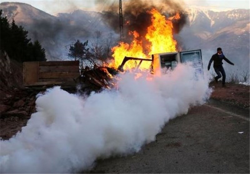 درگیری پلیس با مردم شمال شرق ترکیه بر سر معدن طلا + تصاویر