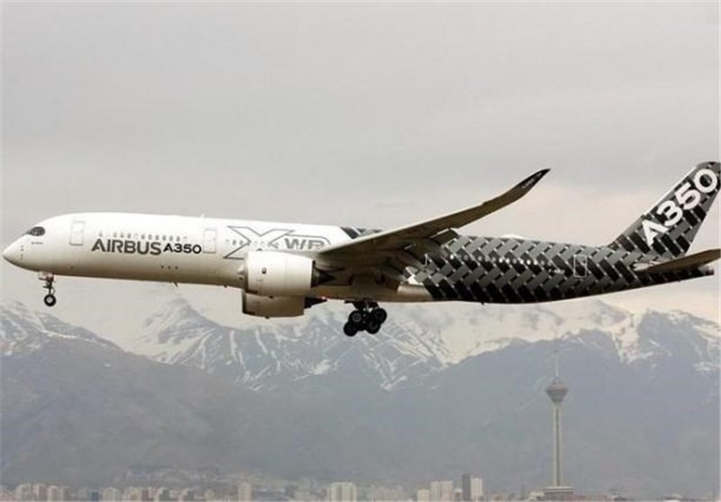 عکس/ ورود مدرنترین هواپیمای ایرباس به تهران