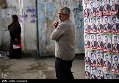 تیلیغات انتخابات مجلس شورای اسلامی و مجلس خبرگان رهبری در بندر ترکمن