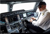 فرود نخستین هواپیمای ایرباس 350 در فرودگاه مهرآباد