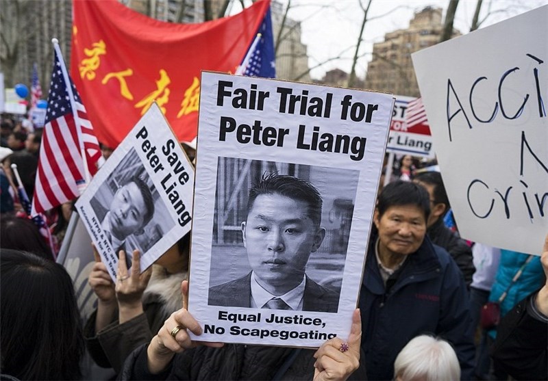 Thousands Protest in New York over Asian-American Cop&apos;s Manslaughter Conviction