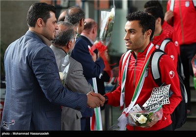 National Futsal Team Returns to Iran after Asian Title