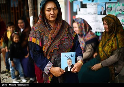 تبلیغات انتخابات مجلس و خبرگان رهبری در آق قلا - گلستان