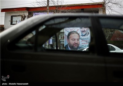 تبلیغات انتخابات مجلس و خبرگان رهبری در آق قلا - گلستان