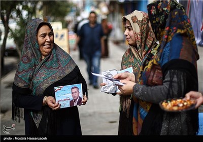 تبلیغات انتخابات مجلس و خبرگان رهبری در آق قلا - گلستان