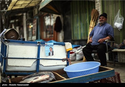 تبلیغات انتخابات مجلس و خبرگان رهبری در آق قلا - گلستان