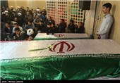 مراسم وداع با پیکر 68 شهید تازه تفحص شده در اهواز