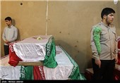 مراسم وداع با پیکر 68 شهید تازه تفحص شده در اهواز
