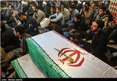 مراسم وداع با پیکر 68 شهید تازه تفحص شده در اهواز