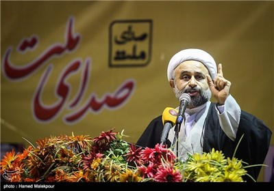 سخنرانی حجت‌الاسلام ناصر نقویان در همایش انتخاباتی فهرست صدای ملت
