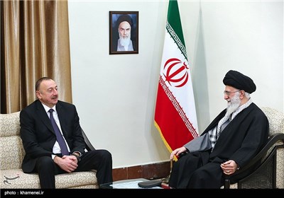 دیدار رئیس جمهور آذربایجان با مقام معظم رهبری