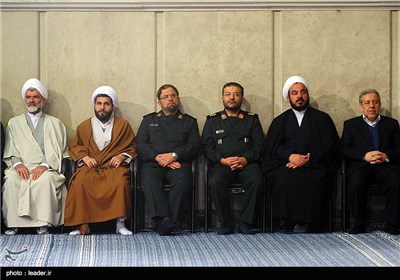 Group of Iranian People Meet with Imam Khamenei in Tehran