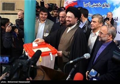حضور حجت الاسلام سید حسن خمینی در انتخابات مجلس و خبرگان رهبری