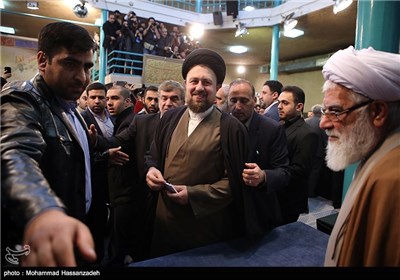 حضور حجت الاسلام سید حسن خمینی در انتخابات مجلس و خبرگان رهبری