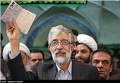 حضور غلامعلی حدادعادل در پای صندوق رأی انتخابات دهمین دوره مجلس شورای اسلامی و پنجمین دوره مجلس خبرگان رهبری - مسجد لرزاده