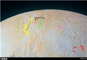 تصویر جدید ناسا از قطب شمال سیاره کوتوله پلوتو