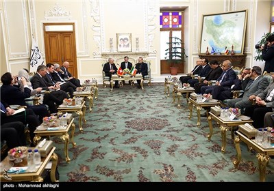 Iran’s Parliament Speaker Meets Swiss President in Tehran