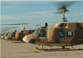 مانور نظامی بالگردهای هوانیروز ارتش برای زائران راهیان نور