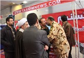 فرمانده سپاه نینوا از غرفه تسنیم در نمایشگاه مطبوعات گلستان بازدید کرد