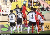 دیدار تیم های فوتبال فولاد خوزستان و سایپا