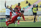 دیدار تیم های فوتبال فولاد خوزستان و سایپا