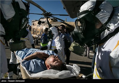 IRGC Holds Civil Defense Drill in Tehran