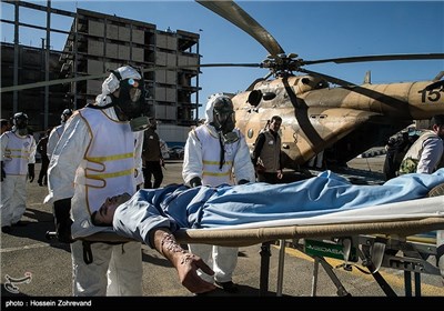 IRGC Holds Civil Defense Drill in Tehran