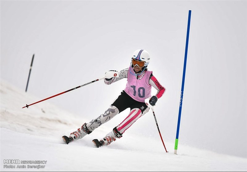 تصاویر/مسابقات کشوری اسکی آلپاین بانوان