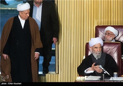 ورود آیت الله اکبر هاشمی رفسنجانی به نوزدهمین اجلاسیه مجلس خبرگان رهبری