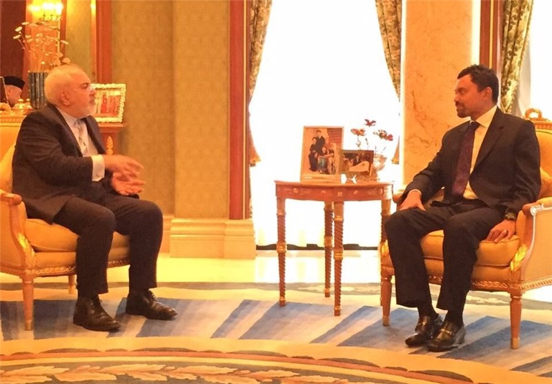 Iran’s FM Zarif Meets Brunei’s Crown Prince