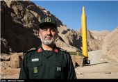 سردار امیرعلی حاجی‌زاده فرمانده نیروی هوافضای سپاه در  رزمایش موشکی اقتدار ولایت سپاه