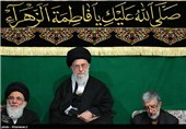 دومین شب عزاداری فاطمیه در حسینیه امام خمینی ( ره ) و در محظر رهبر معظم انقلاب