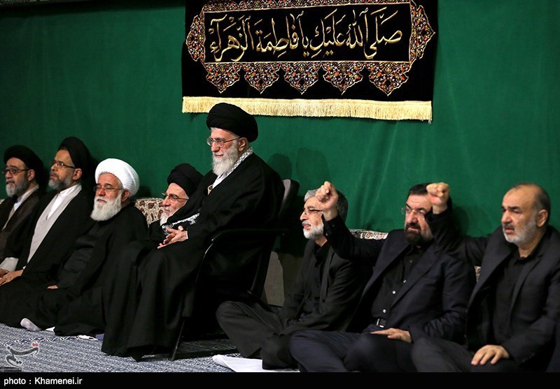 دومین شب عزاداری فاطمیه در حسینیه امام خمینی ( ره ) و در محظر رهبر معظم انقلاب
