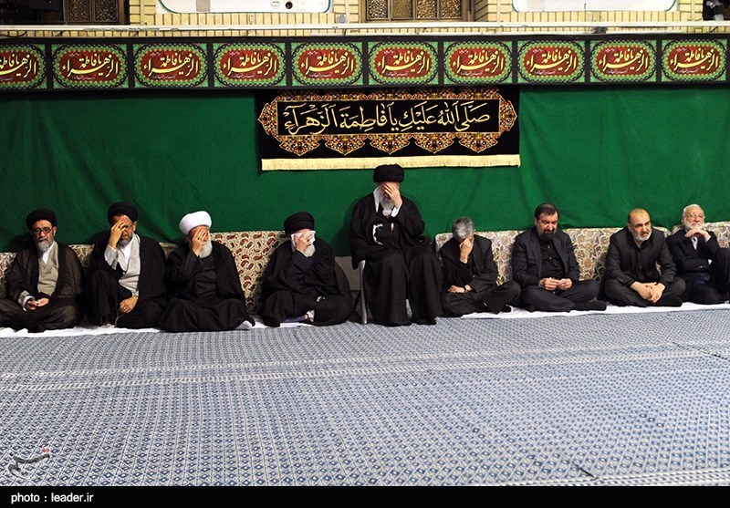 الامام الخامنئی یرعى اقامة مراسم العزاء بذکری استشهاد فاطمة الزهراء (ع)