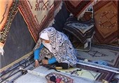 کارگاه زنده صنایع دستی برای گردشگران نوروزی اردبیل برپا شد