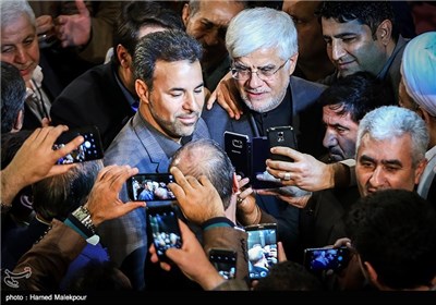 محمدرضا عارف در همایش منتخبین ائتلاف اصلاح‌طلبان و اعتدال‌گرایان در مجلس دهم